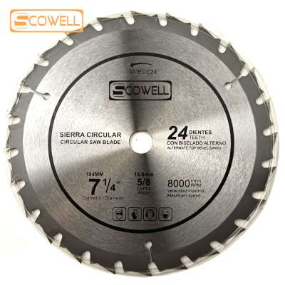 Diamond Saw Blades Circle Saw Blade Wood Cutting Working Carbide Tip Circular Blades Saw 24 Teeth 5/8 inch Arbor