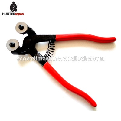 YG8 Carbide Double Wheels Type Glass Mosaic Cutting Pliers Tile Nipper