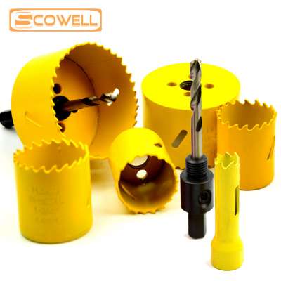 HSS Bi-metal Hole Saw Cutter 4/6 variable Teeth For Metal,Wood,Drywall Crown Saw Blades Holesaw