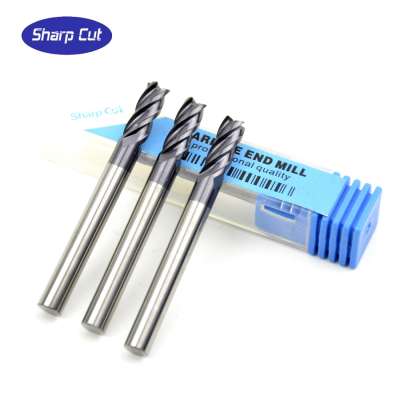 4Flutes M18*18D*100L*R0.5 Tungsten Carbide Center Drill End Mill Cutter