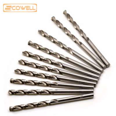 2MM HSS Twist Drill Bits DIN338 Fully Ground Jobber Drill Bits 10pcs/box For Metal Cutting