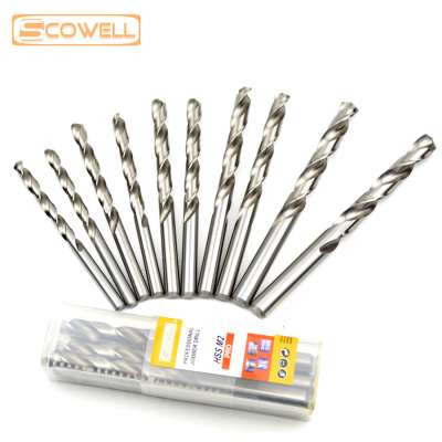 hss cobalt 5% twist drill bits For stainless steel DIN338