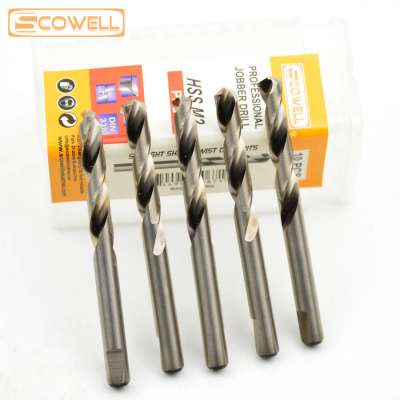 6.35*74mm HSS 4341 Center Drill Bit Milled Shank for Hole Saw Arbor 10PACK Core Drill for Drilling Metal