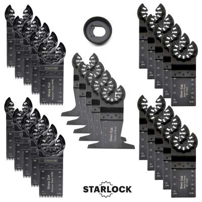 26pcs Starlock oscillating saw blades for multi renovator power tools as Fein multi master,Dremel Saw Blades For Multi Tools