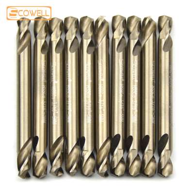 HSS Double Ended Drill Bits For Metal wood hole Spiral drill bits twist drill imperial and metric 3mm,4mm,5mm,1/8,9/64,3/16,5/32